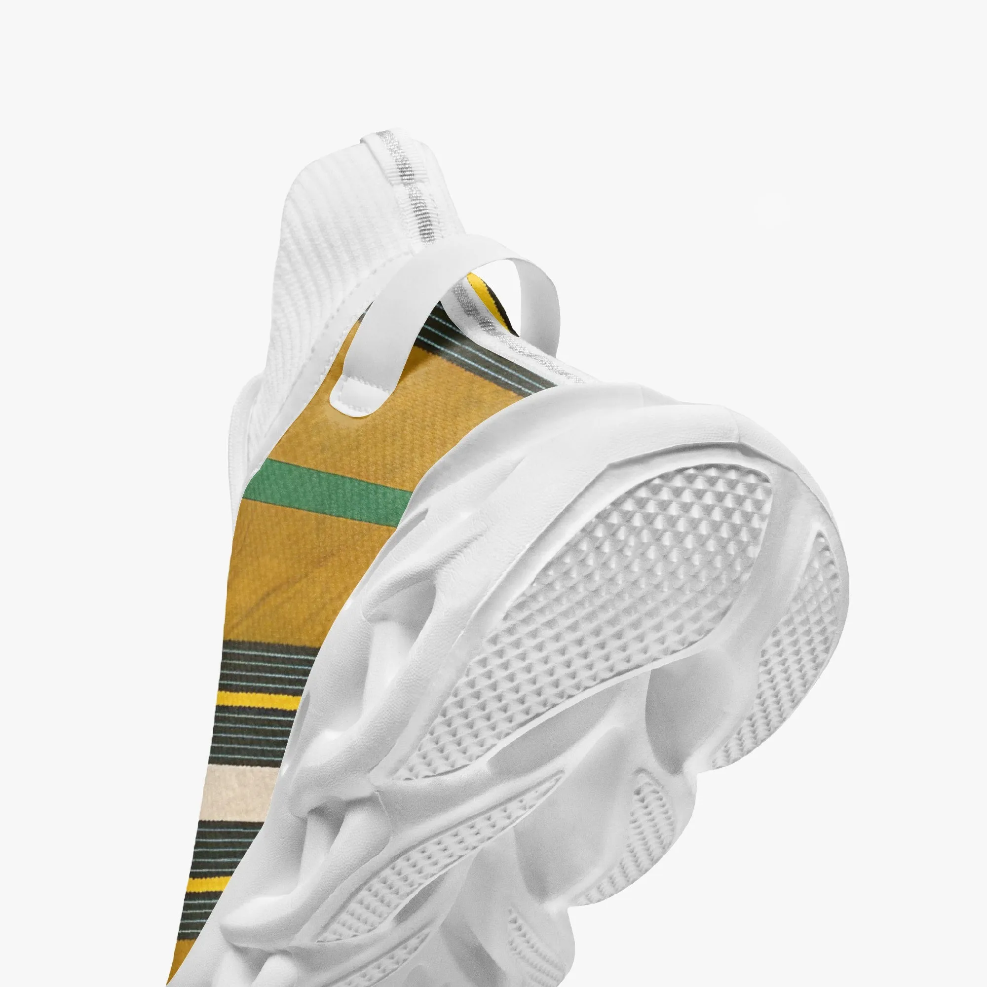 1138. Rachvid Igala High-top Bounce Mesh Knit Sneakers