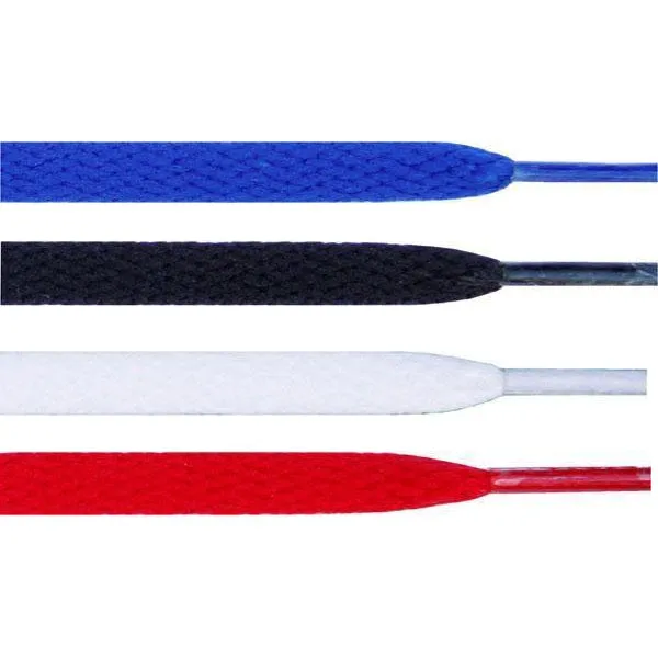 6 Pair Flat Athletic Shoelaces Perfect for Sports and Everyday Use