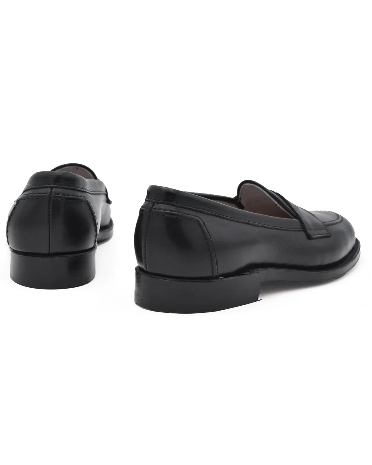 Alden Black Calf Flex Welt Penny Loafer