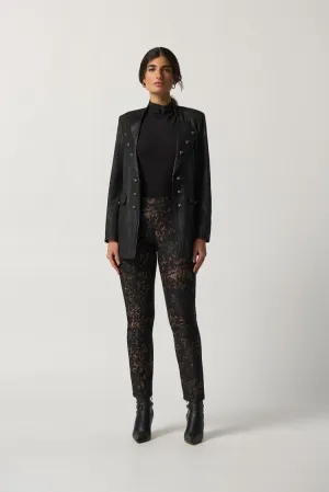 Animal Print Slim-Fit Jeans