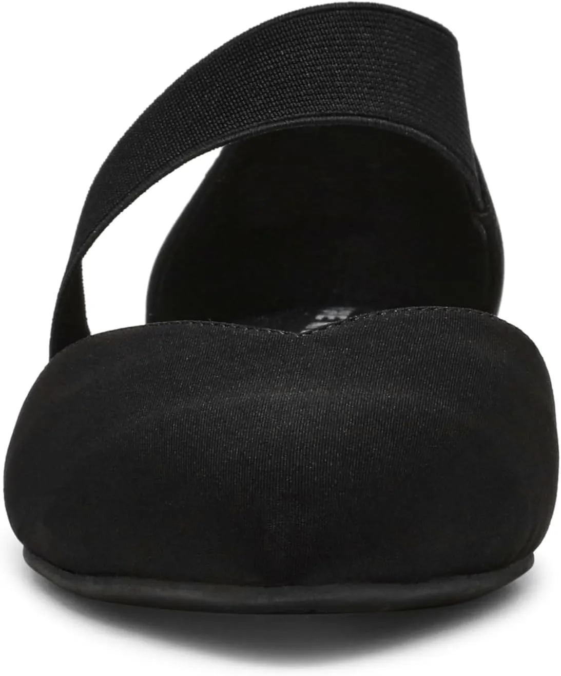 Anne Klein Womens Cushioned Footbed Textured Ballet Flats
