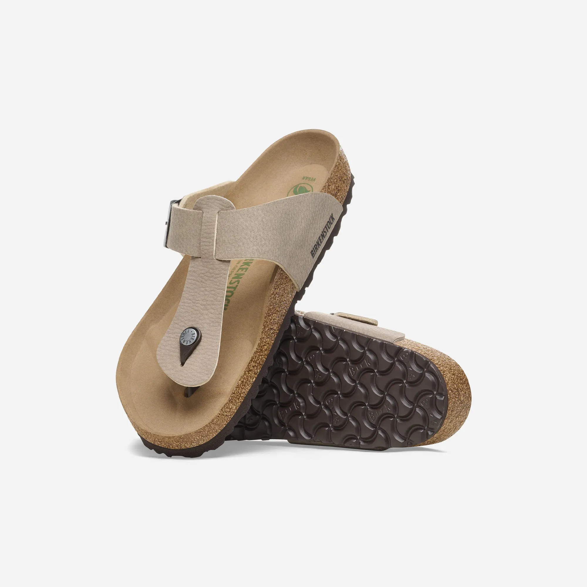 Birkenstock Medina SYN DesDust GrTaupe/Brown VEG