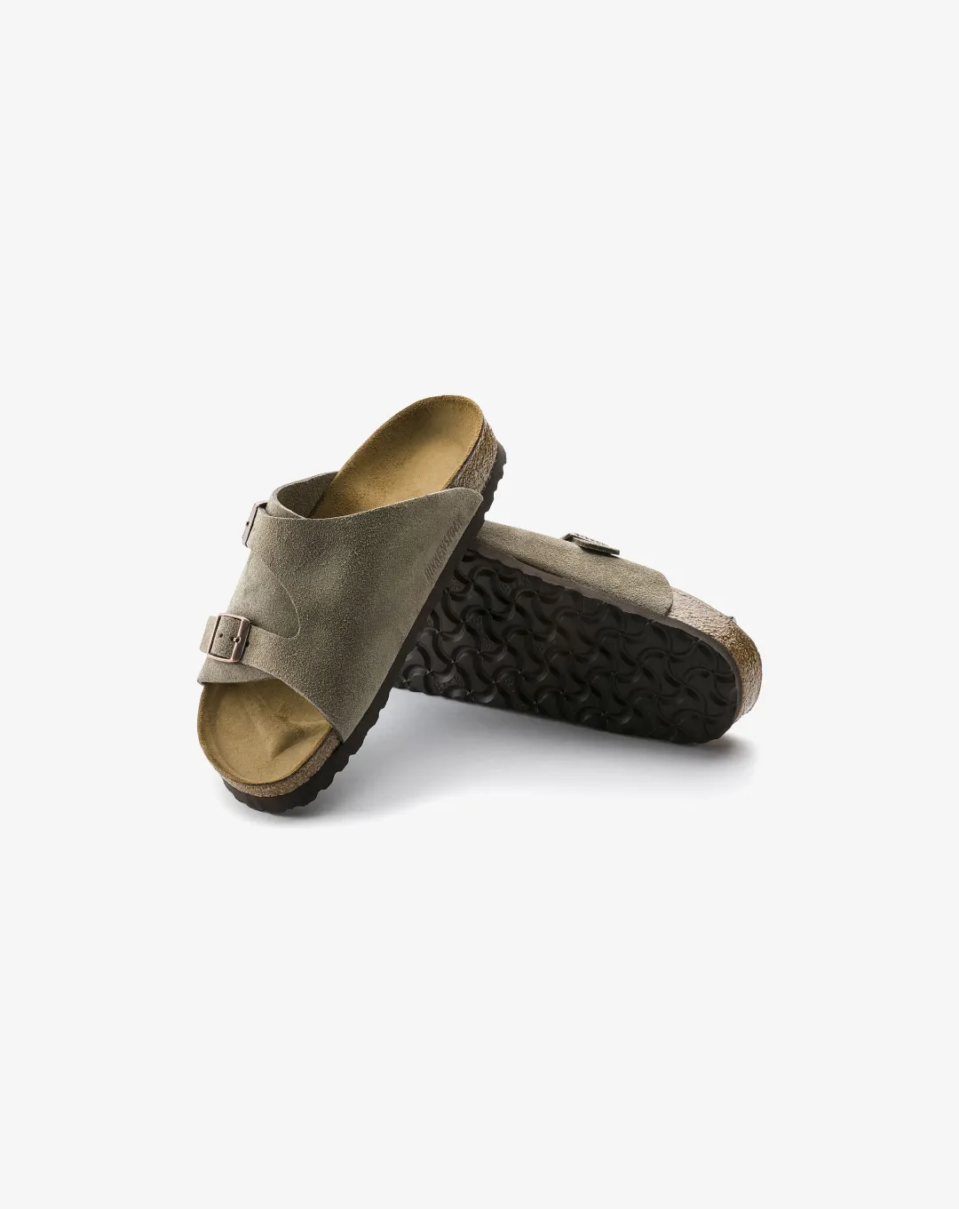 Birkenstock Zürich Suede Leather Sandal "Grey"