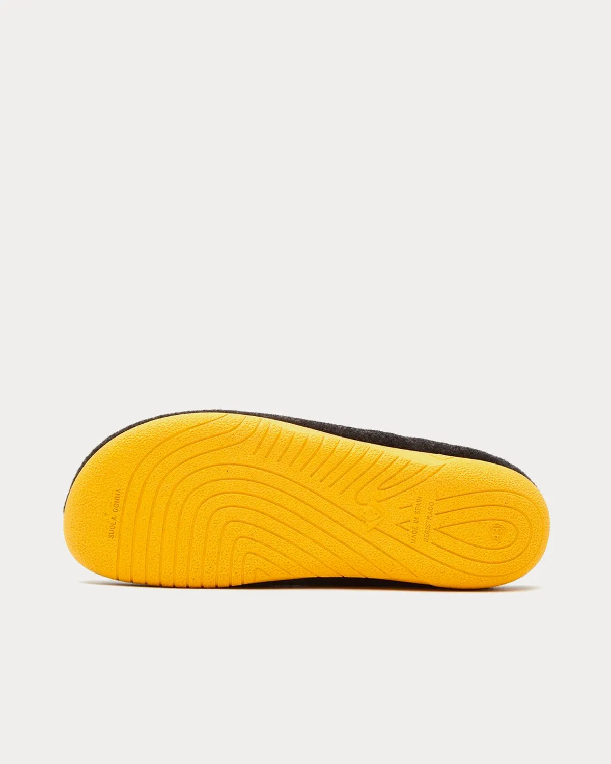 Cadiz Mule Black / Yellow Slip Ons
