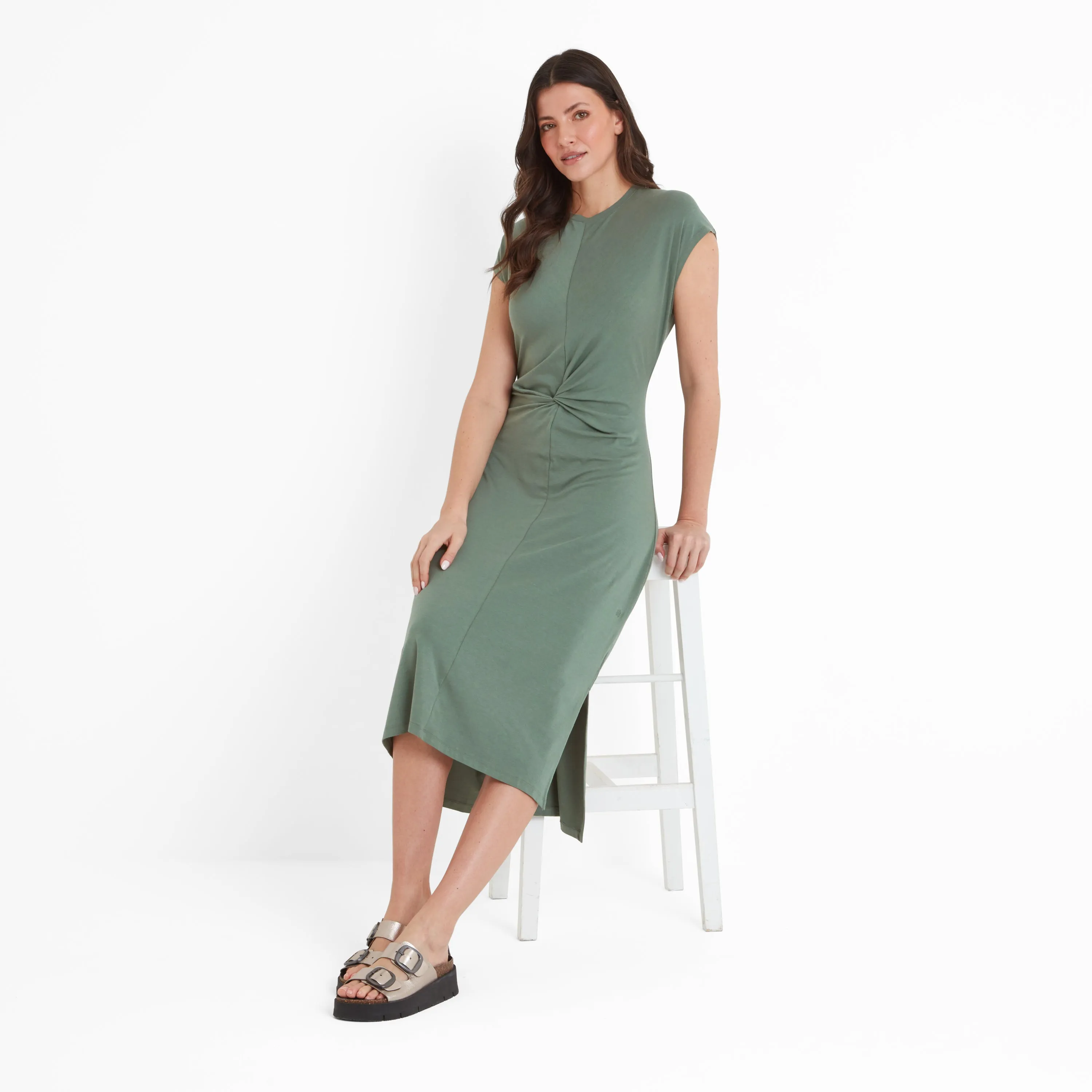 Claire Womens Dress - Light Forest