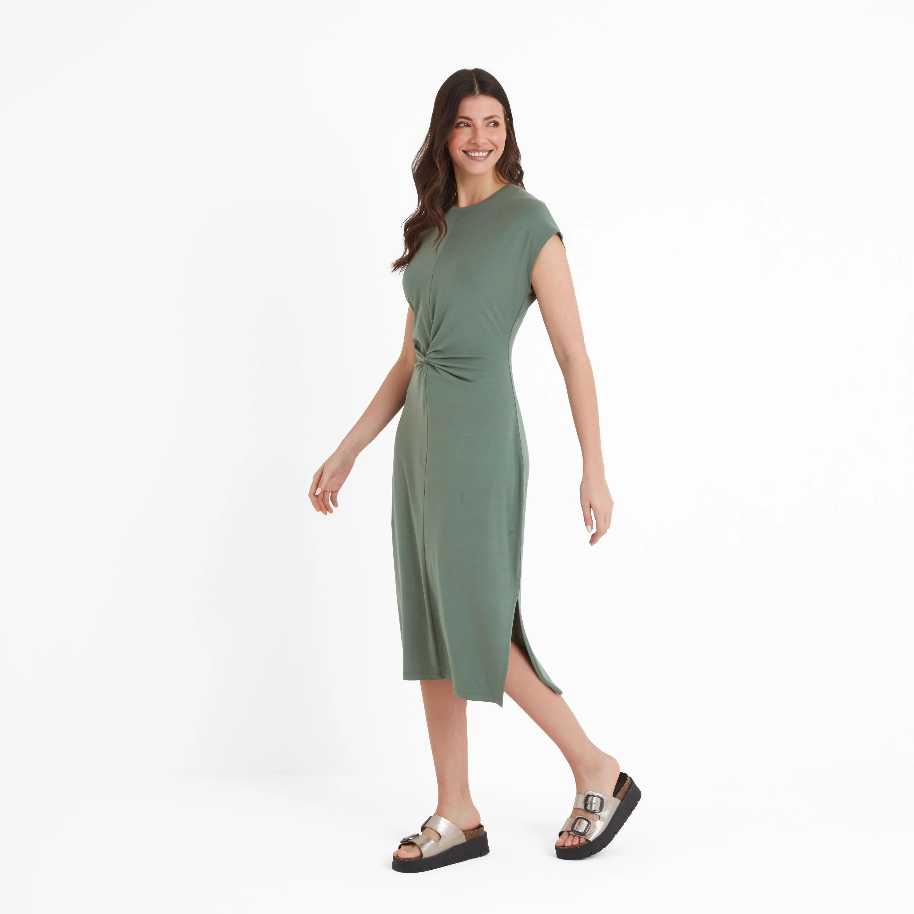 Claire Womens Dress - Light Forest