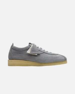 CLARKS ORIGINALS MENS WALLABEE TOR TRAINERS STEEL GREY SUEDE