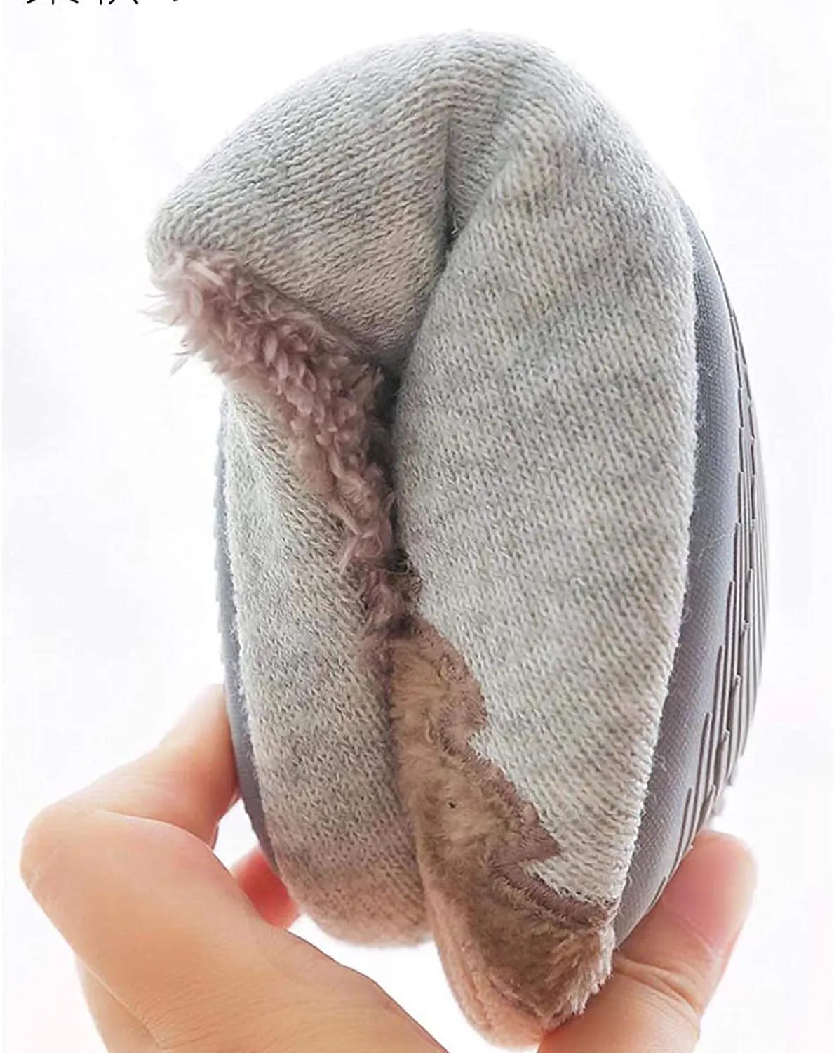 CM Dream Aplic Hedgehog Grey Soft Slippers 8144