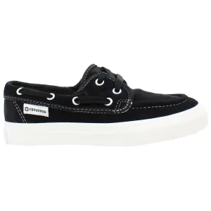 Converse Sea Star OX Mens Black Boat Shoes