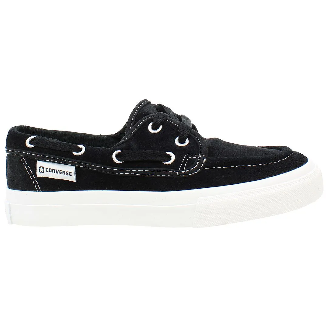 Converse Sea Star OX Mens Black Boat Shoes