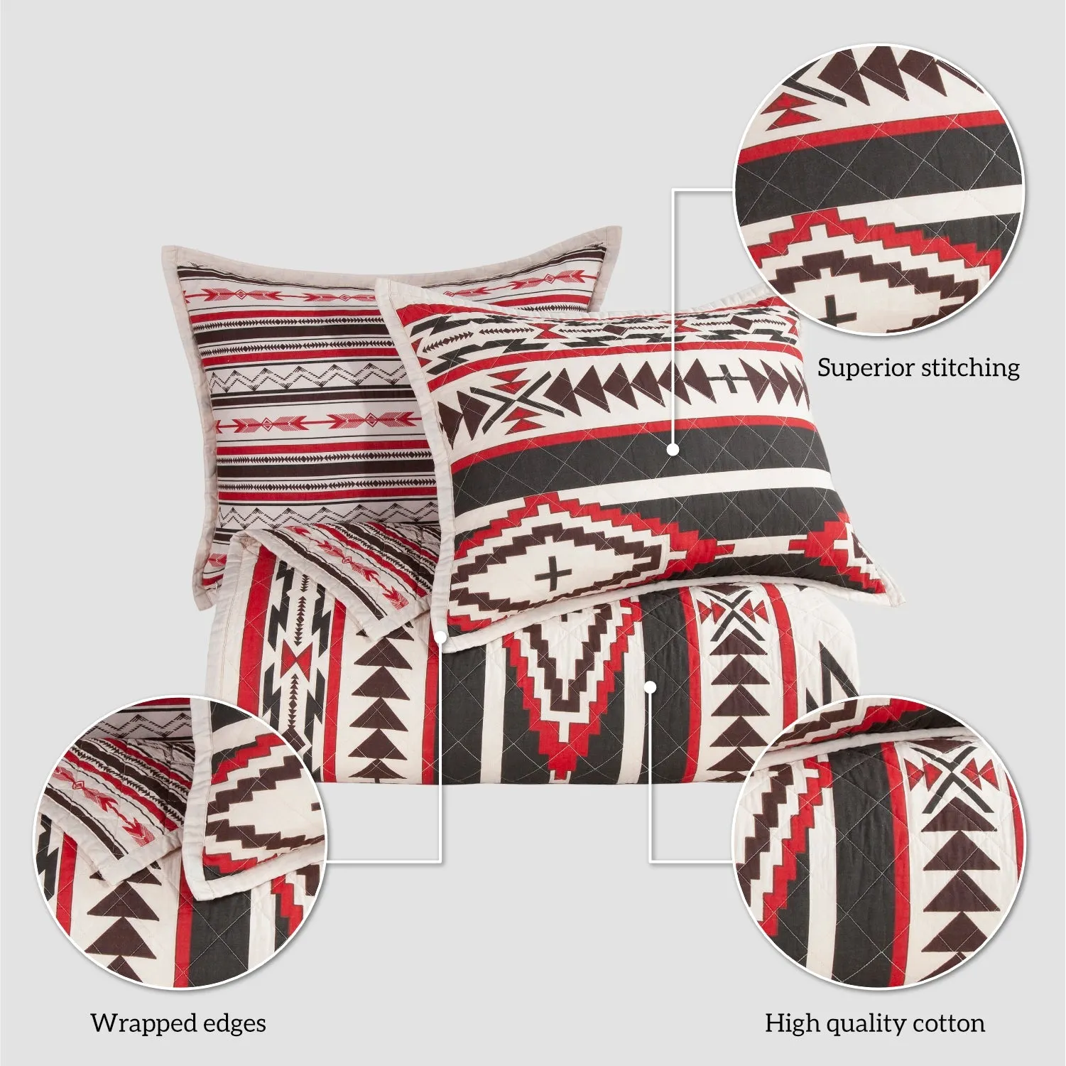 Cortez Southwestern Quilt Set
