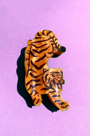 Dancing Tiger Acrylic Hair Clip