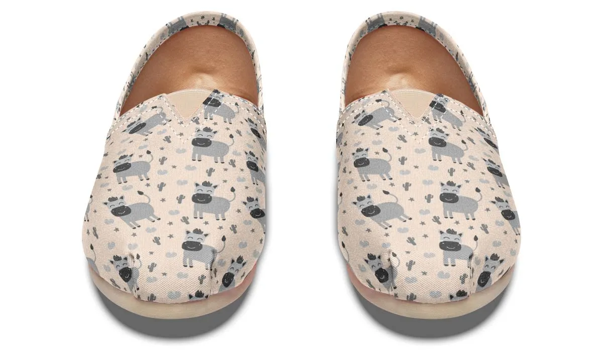 Donkey Pattern Casual Shoes