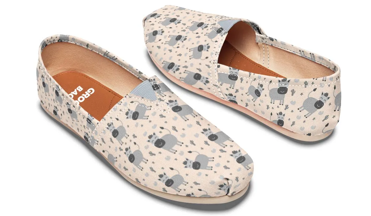 Donkey Pattern Casual Shoes
