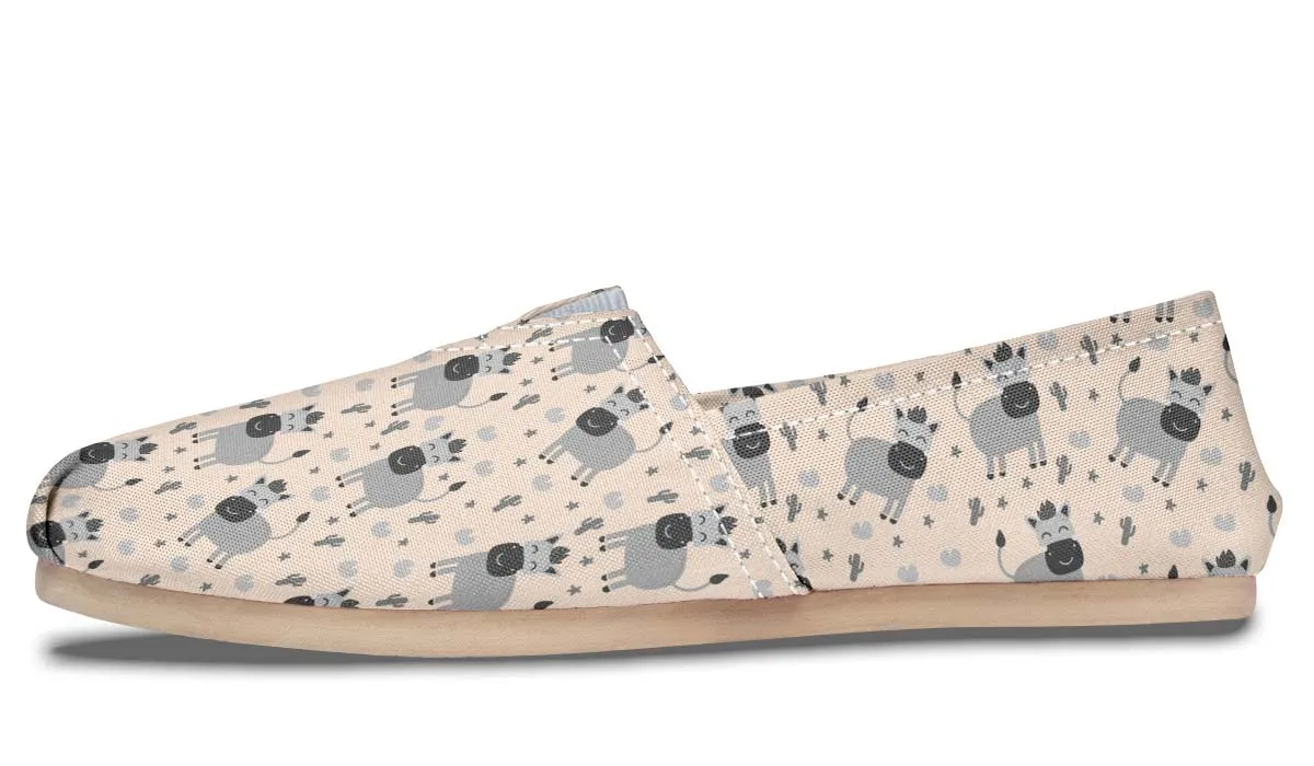 Donkey Pattern Casual Shoes