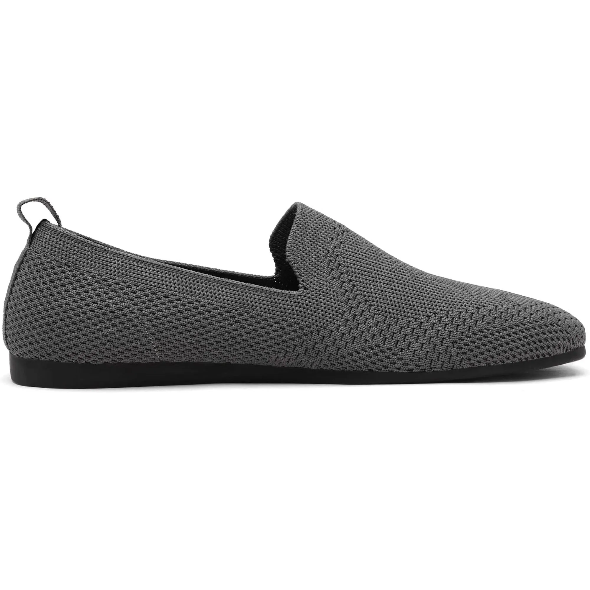 DREAM PAIRS Loafers for Women Slip On Comfortable Round Toe Knit Flats Work Shoes