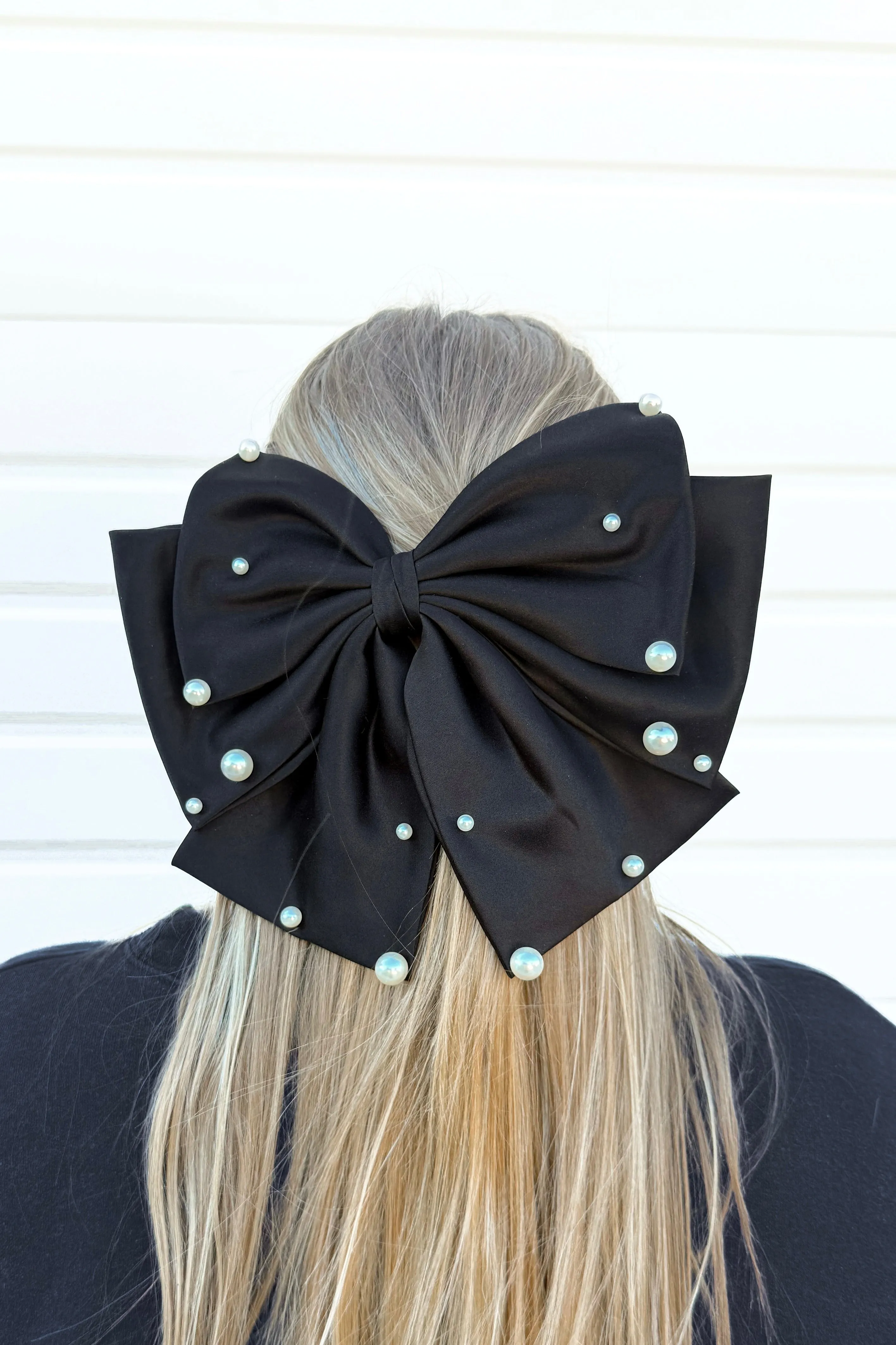 Dreamin' Of You Pearl Satin Bow