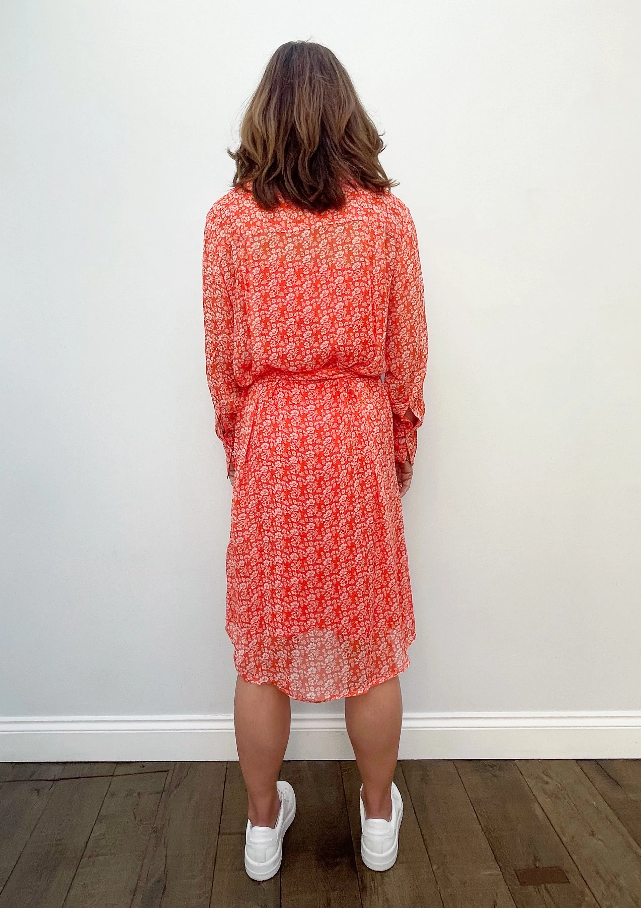 EA Zamingo Shirtdress in Spicy Orange