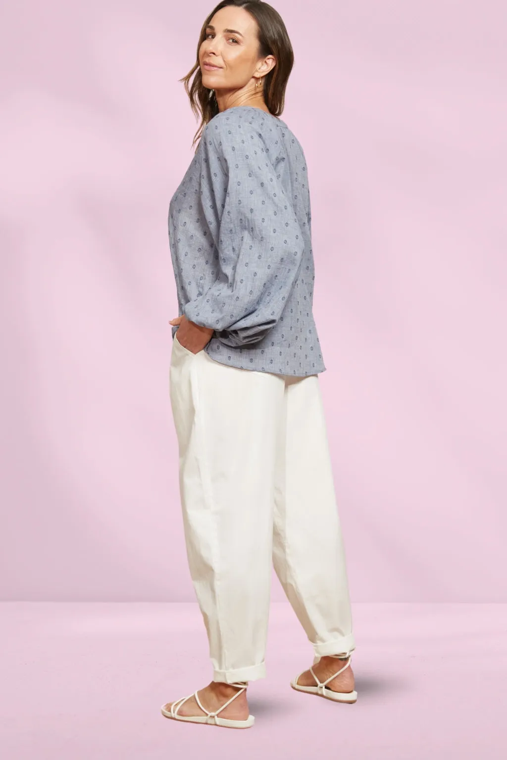 Eb and Ive Zephyr Blouse Nevada