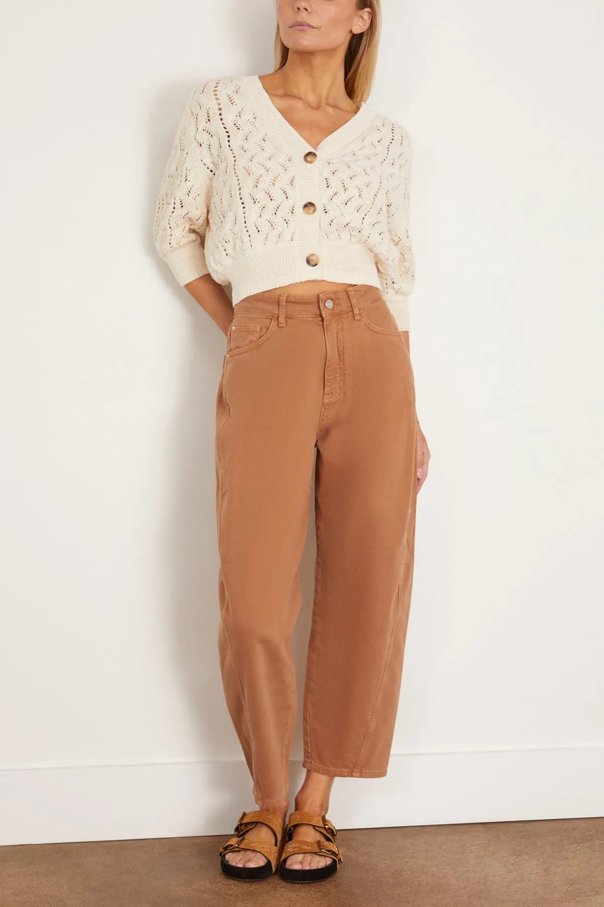 Essam Blouse in Ecru