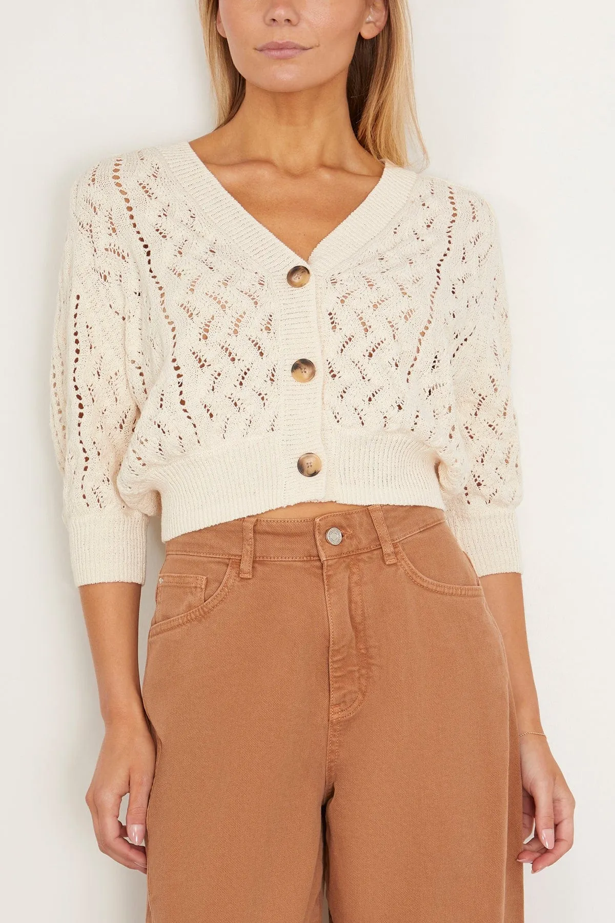 Essam Blouse in Ecru