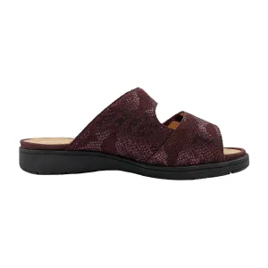 Ganter Hera 0 Slide Sandal (Women) - Brown Snake
