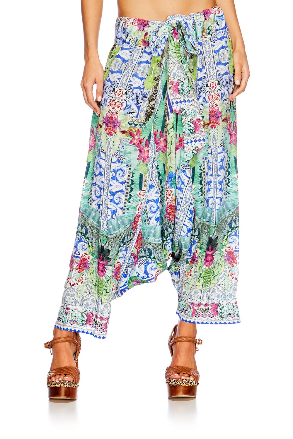 HAREM PANTS WITH SIDE SPLIT BAHIA BLISS