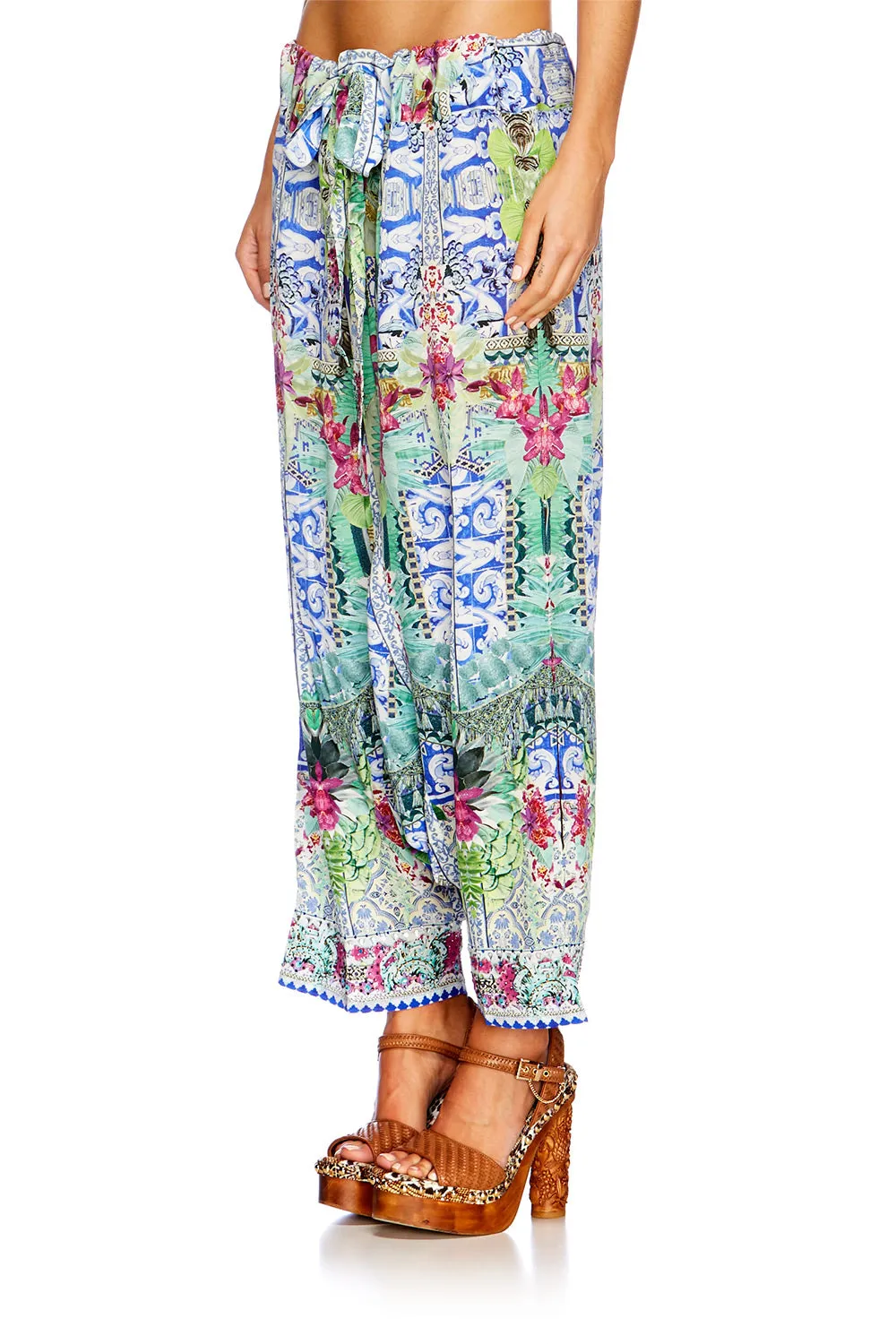 HAREM PANTS WITH SIDE SPLIT BAHIA BLISS