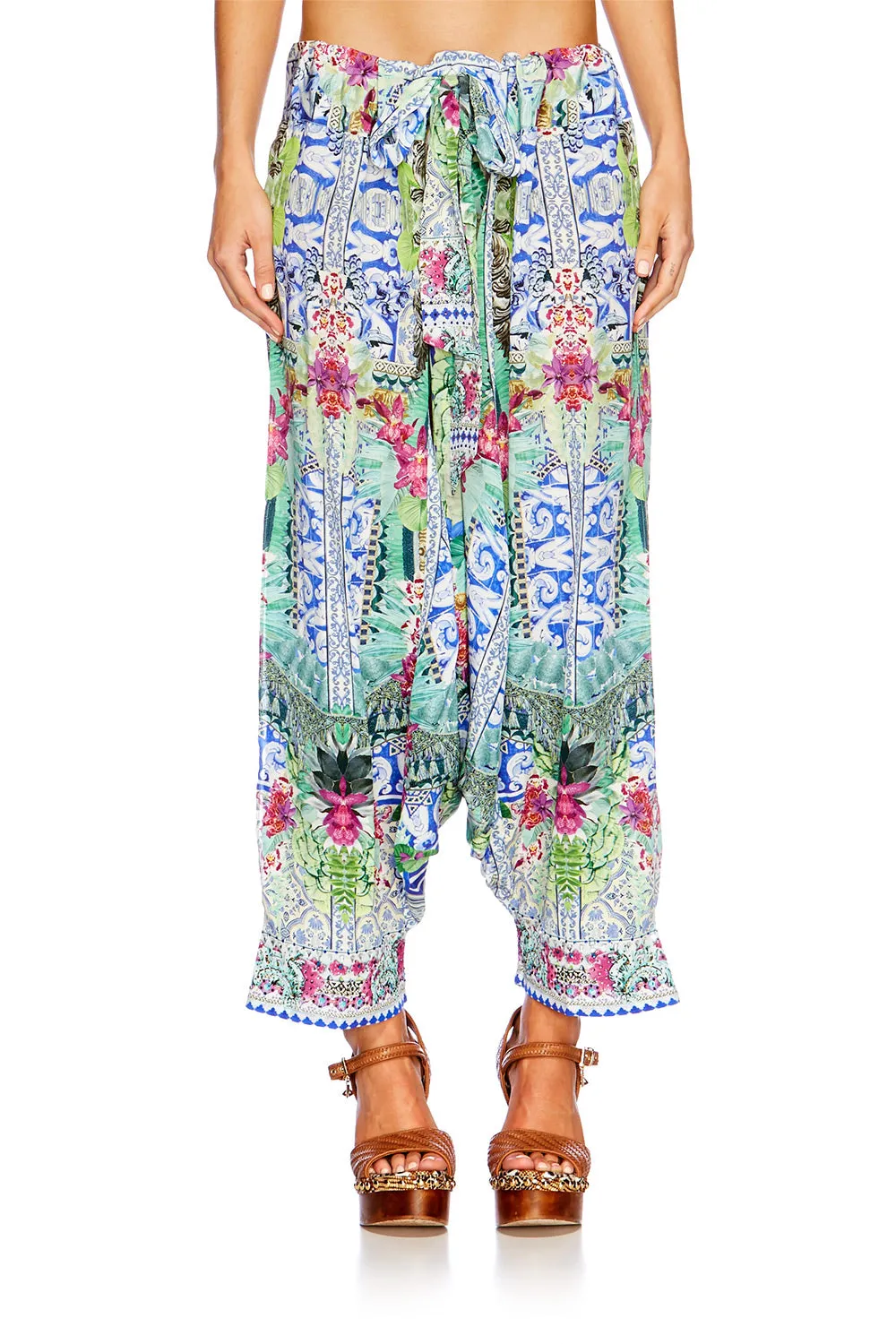 HAREM PANTS WITH SIDE SPLIT BAHIA BLISS