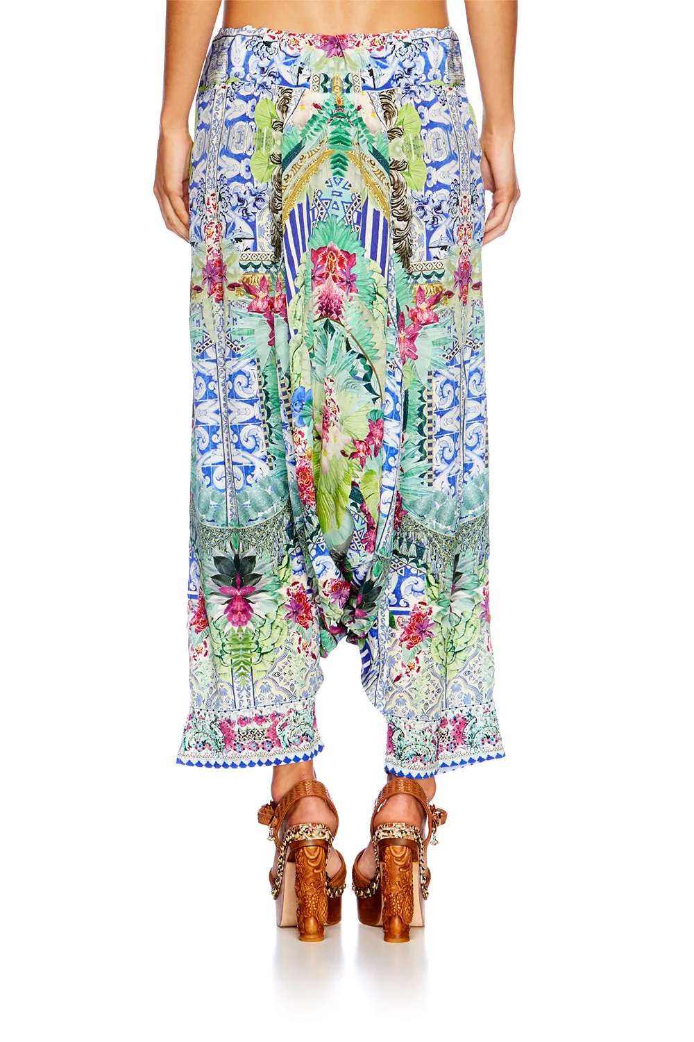 HAREM PANTS WITH SIDE SPLIT BAHIA BLISS