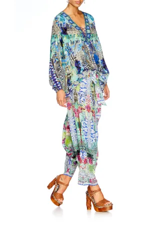 HAREM PANTS WITH SIDE SPLIT BAHIA BLISS