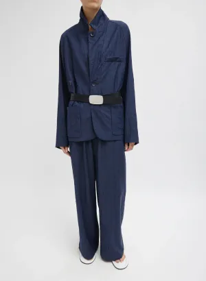 Harold Raglan Sleeve Blazer Navy