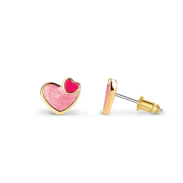 Heart 2 Heart Cutie Earrings by Girl Nation, Clip Ons & Studs