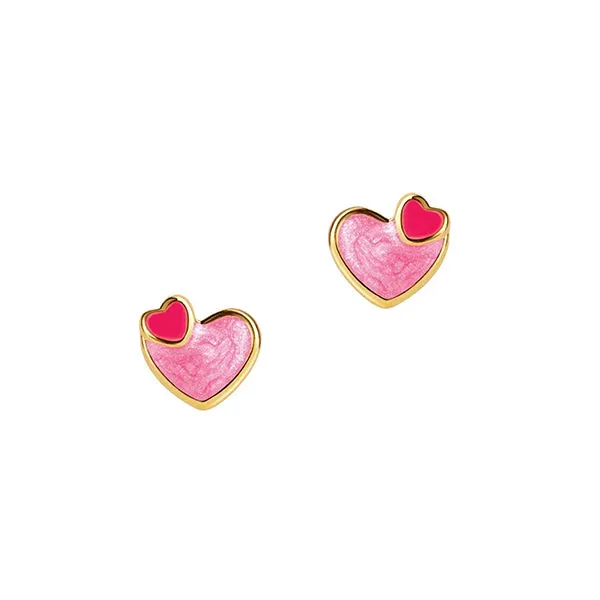 Heart 2 Heart Cutie Earrings by Girl Nation, Clip Ons & Studs