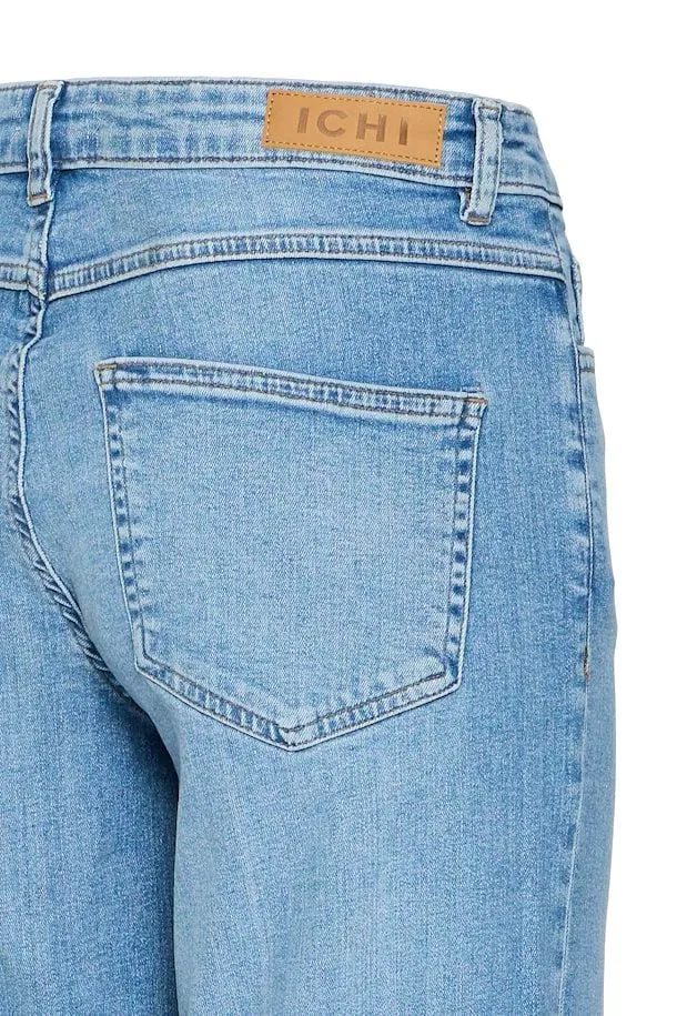 Ichi Twiggy straight leg jean Light Blue