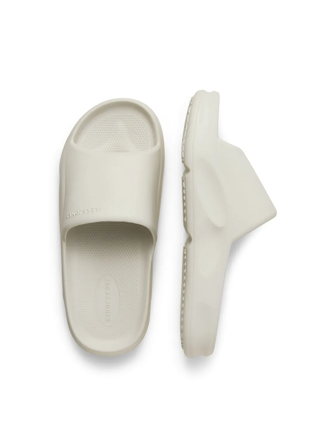 Jack & Jones Status Moulded Sliders Moonbeam