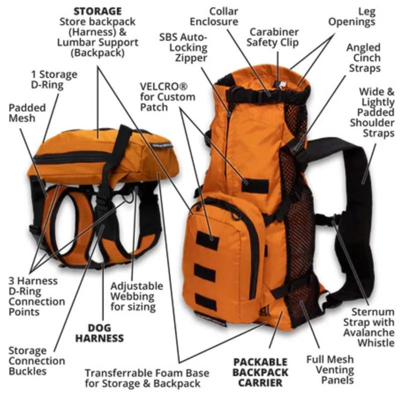 K9 Sport, Walk-On with Harness & Storage [Backpack]