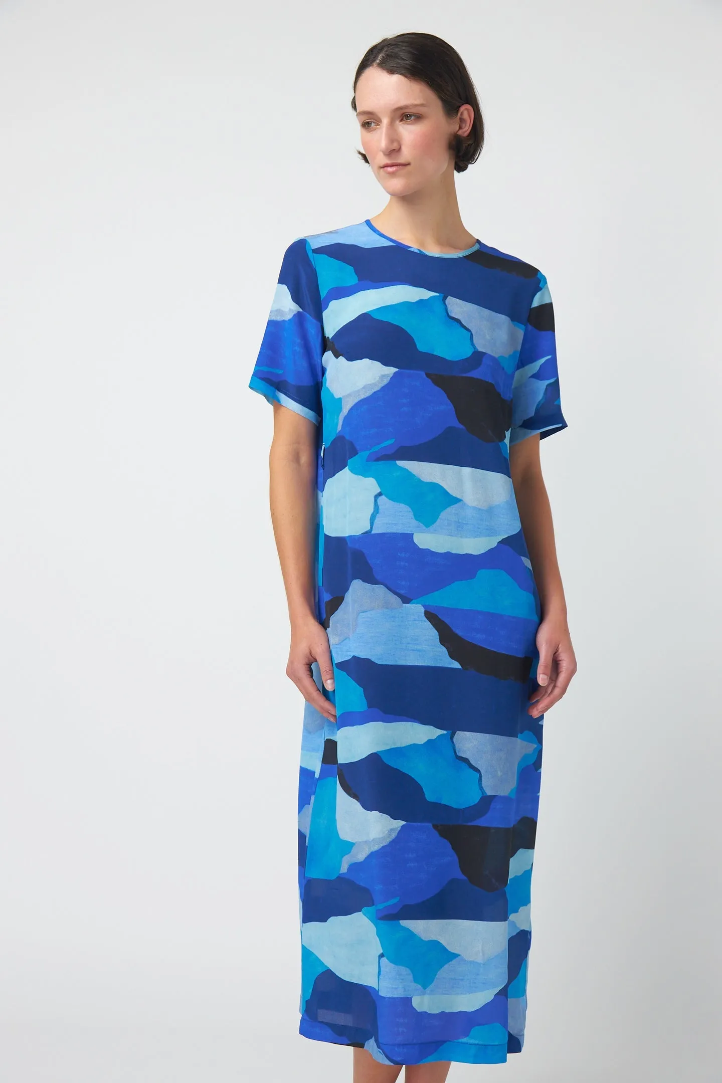 Kate Sylvester Summer Shift Dress - Blue