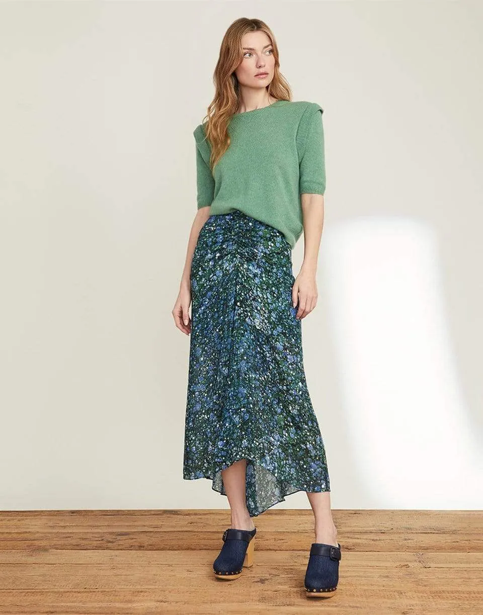 Limani Marble-Print Skirt