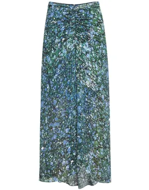 Limani Marble-Print Skirt