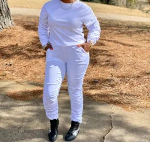 Lucky Ruffled Jogger Set