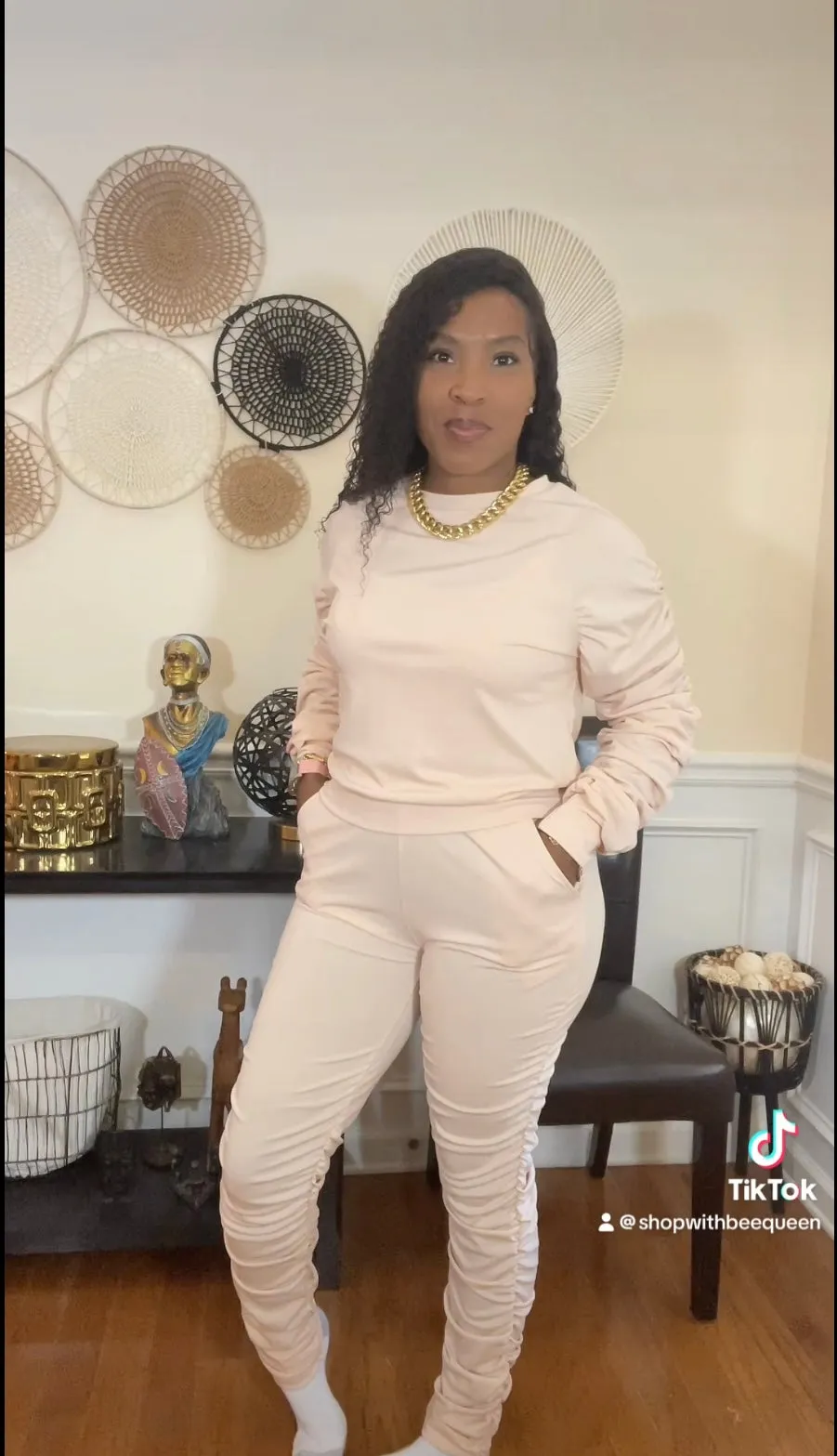 Lucky Ruffled Jogger Set