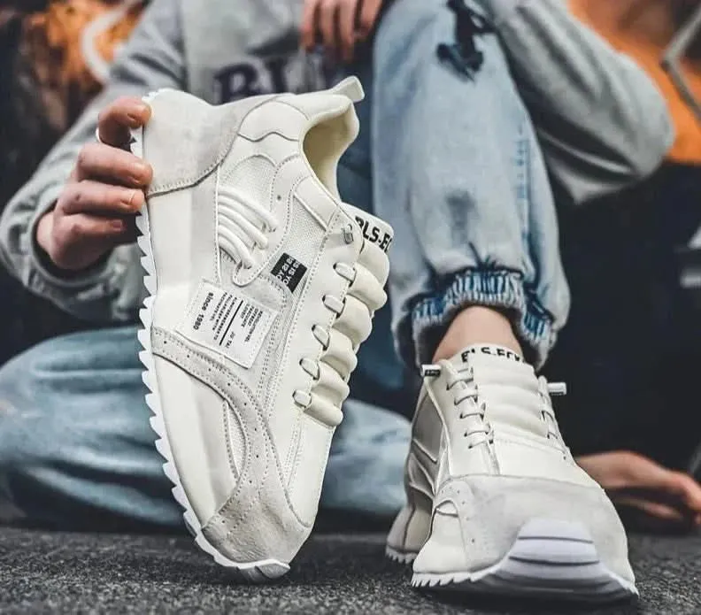 Men Chunky Sneakers: Fashionable Slip on Shoes