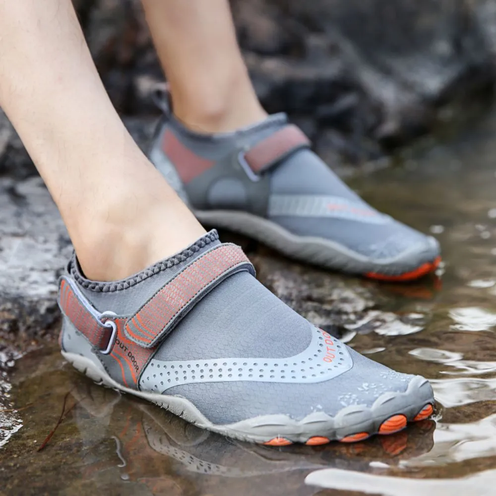 Men’s & Women’s Water Shoes Barefoot Quick Dry Aqua Sports - Grey Size EU40 = US7