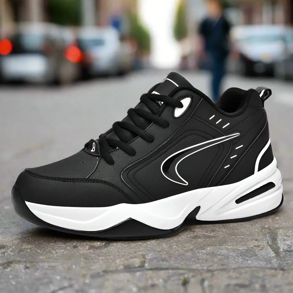 Men's Microfiber Leather Running Shoes