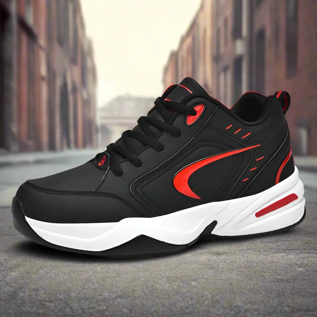 Men's Microfiber Leather Running Shoes
