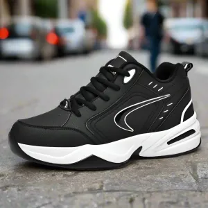 Men's Microfiber Leather Running Shoes