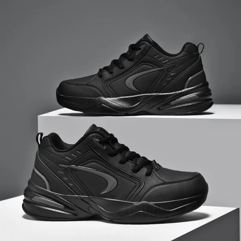 Men's Microfiber Leather Running Shoes