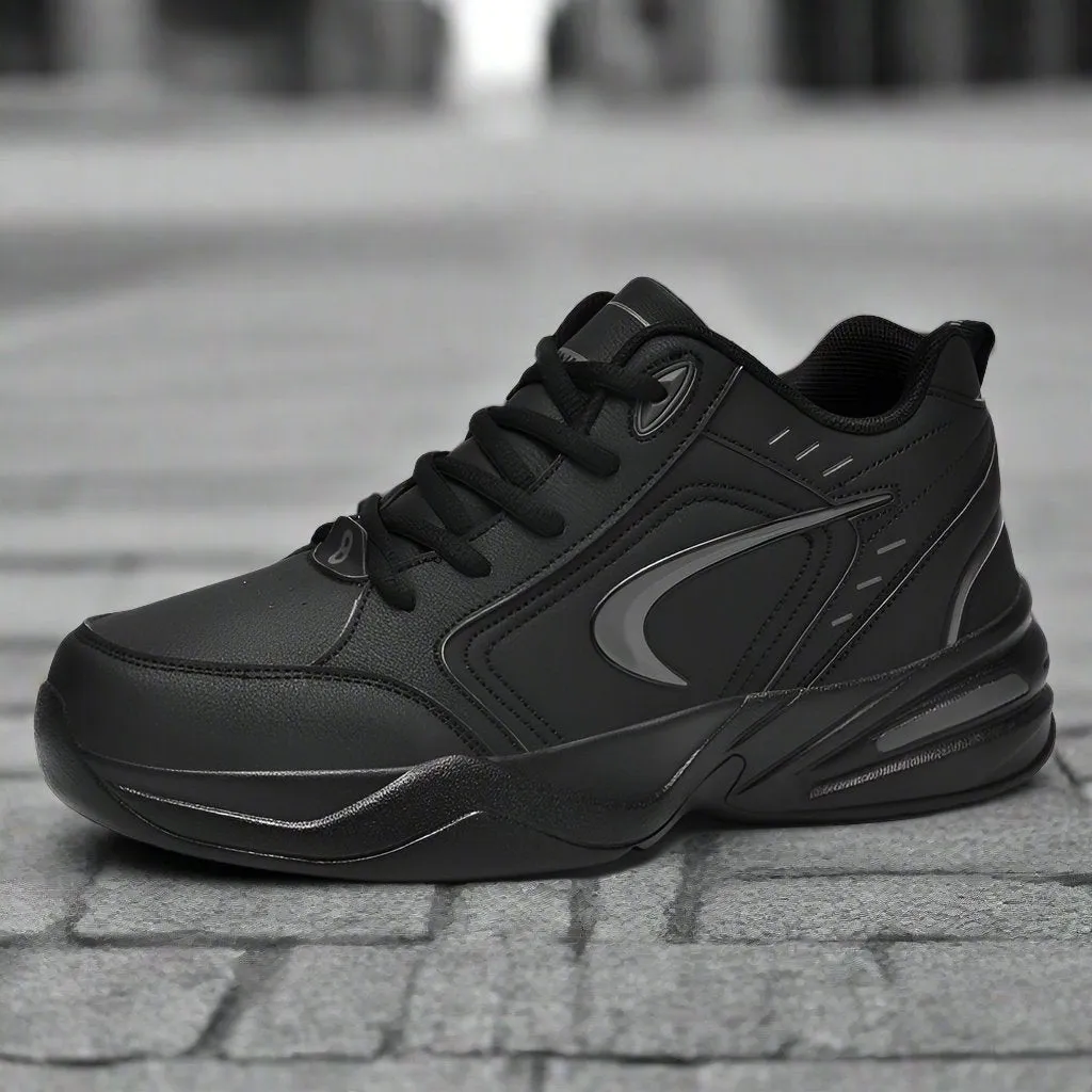 Men's Microfiber Leather Running Shoes