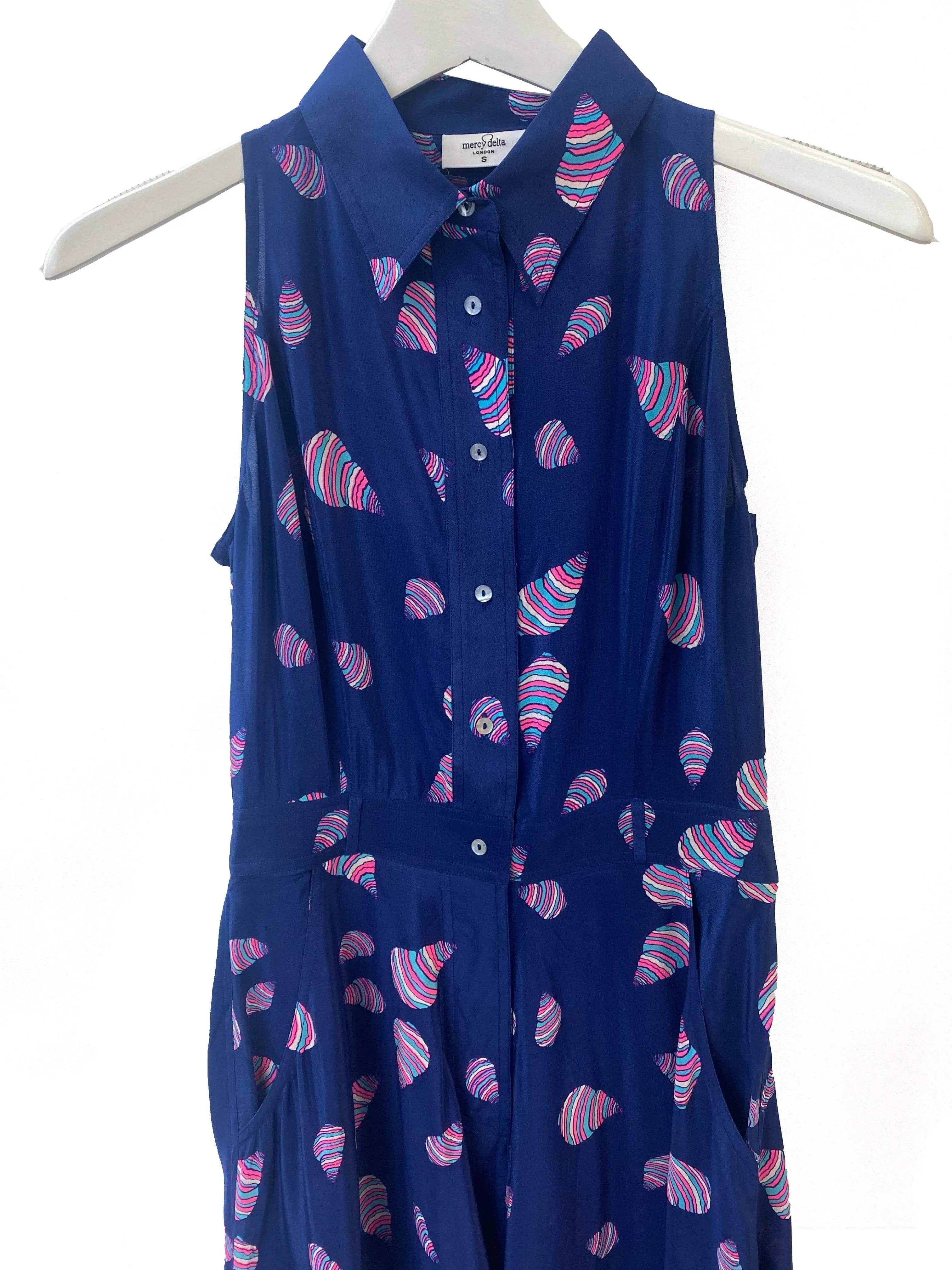 Mercy Delta S Penrose Rainbow Shells Sea Sleeveless Dress